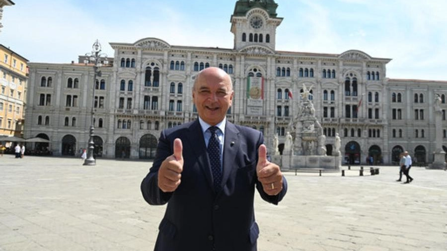 Il confermato sindaco di Trieste, Roberto Dipiazza (Ansa)