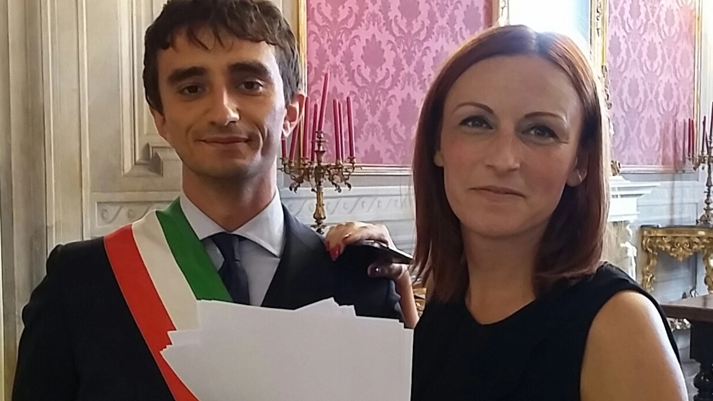 IN ROTTA Galeazzo Bignami, capogruppo di Forza Italia in Regione, e Lucia Borgonzoni, consigliera comunale della Lega
