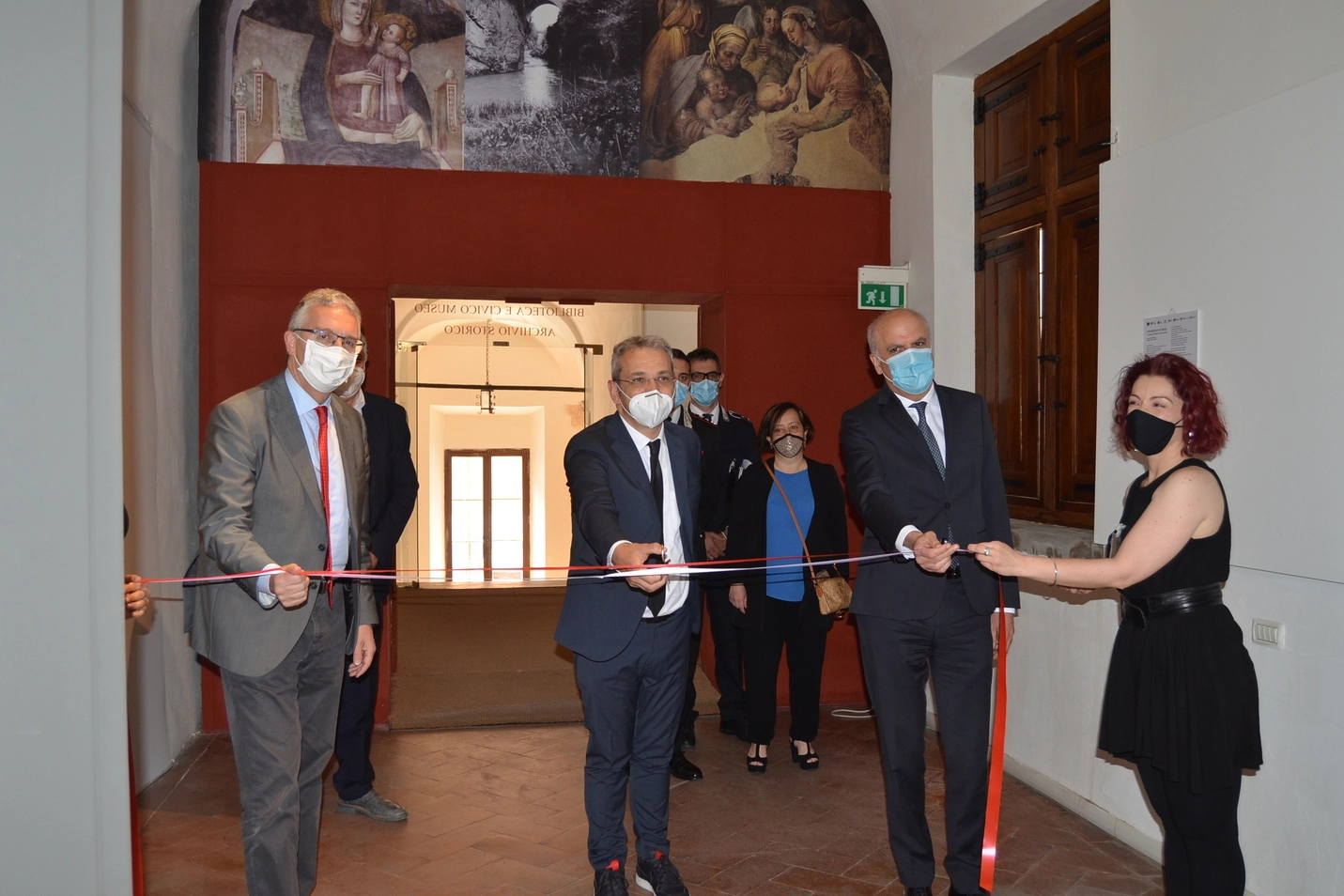 Urbania, inaugurazione della mostra a Palazzo Ducale sulla chiesa di santa Chiara