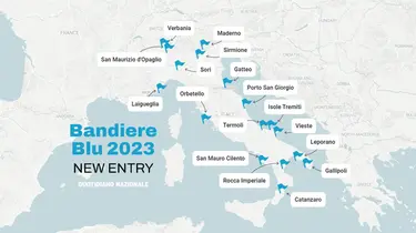 Bandiere Blu 2023: quali sono le 17 new entry. L’elenco delle località top in Italia / Pdf