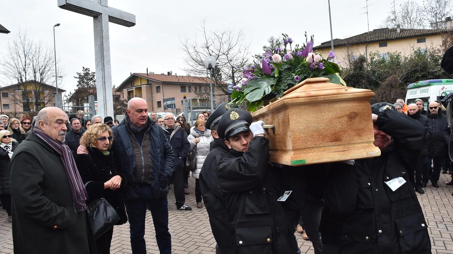 Il funerale di Federica Tavernelli a Reggio Emilia (foto Artioli)