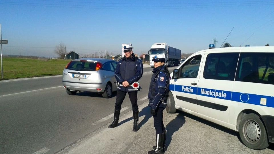 Polizia municipale in azione a Savignano sul Rubicone