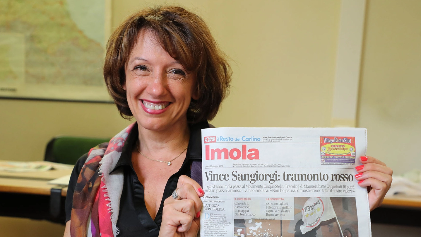 La festa di Manuela Sangiorgi, primo sindaco non di sinistra di Imola