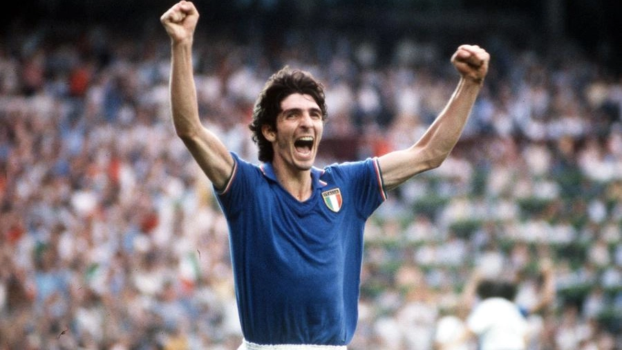 Paolo Rossi durante i "Mundial 1982"