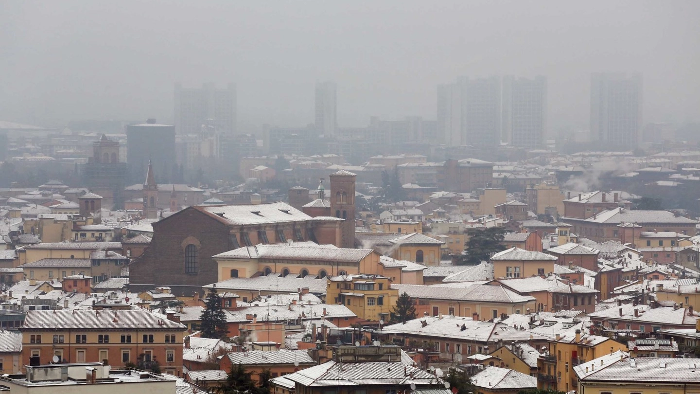 Prima nevicata a Bologna (FotoSchicchi)