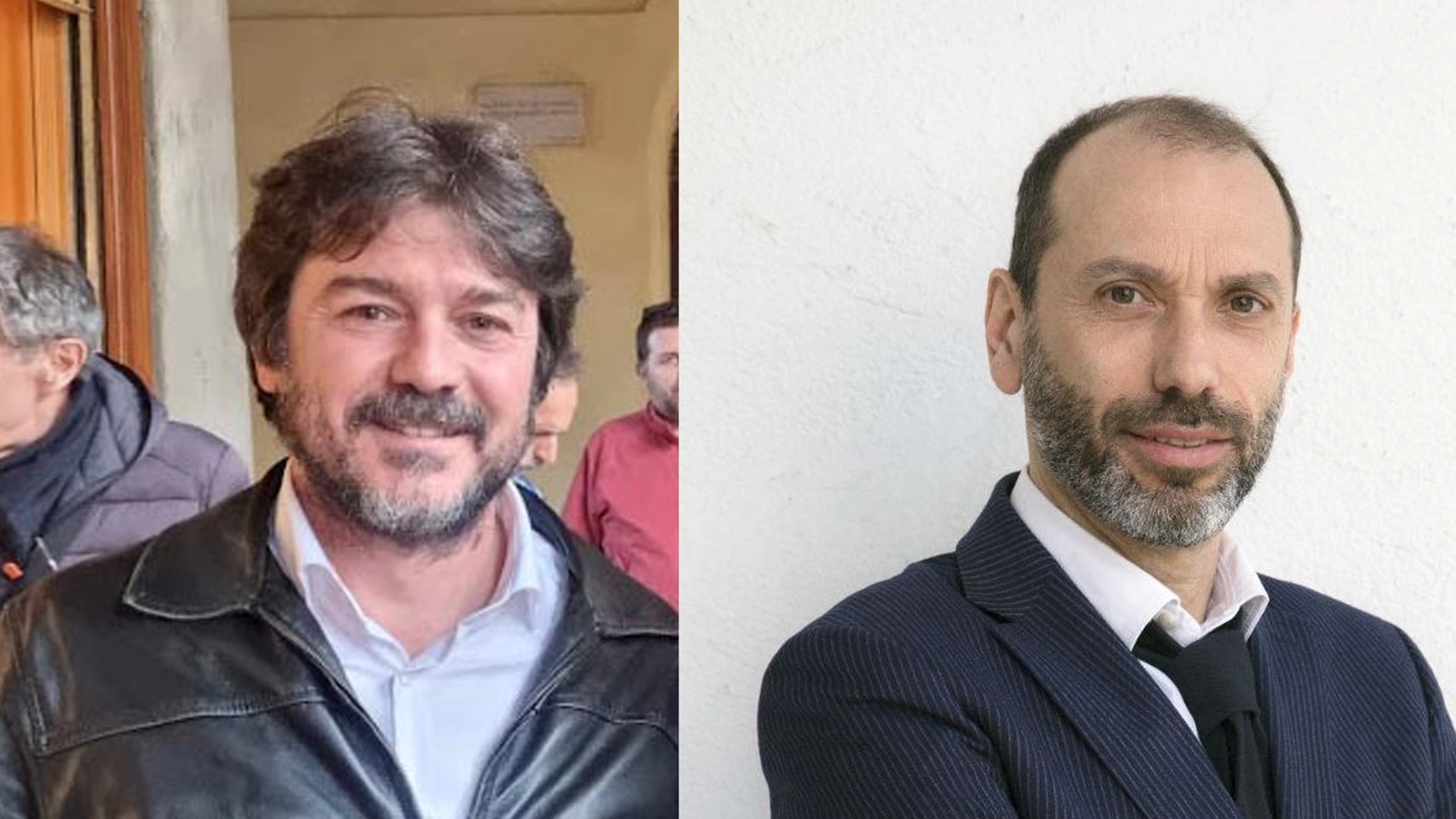 Nuovi sindaci dell'Emilia Romagna: a Correggio si afferma Fabio Testi (a sinistra), a Salsomaggiore Luca Musile Tanzi (a destra)