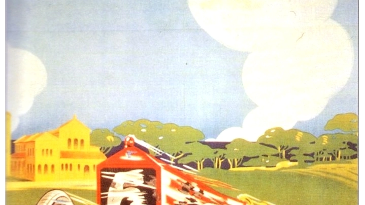 La locandina della seconda edizione del Circuito del Savio del 1924