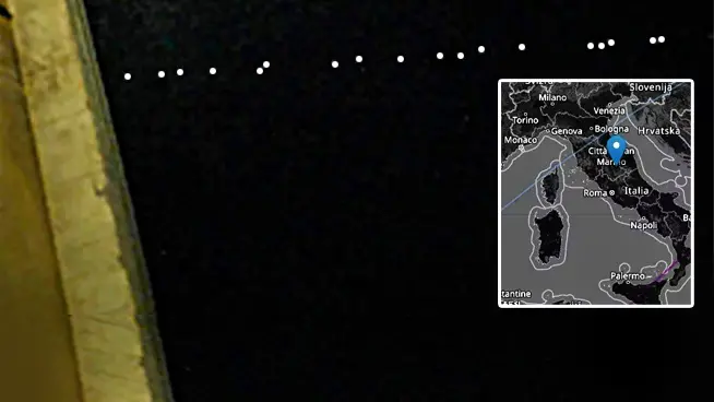 Bologna, strane luci in cielo. Non sono Ufo, ma satelliti