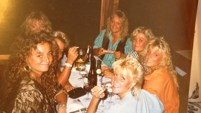 Svedesi in vacanza a Rimini nel 1986