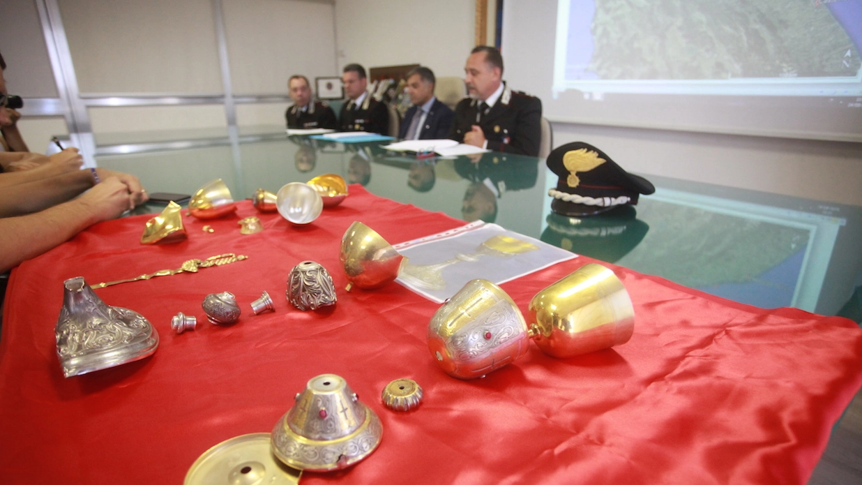 La conferenza stampa dei carabinieri (foto Antic)
