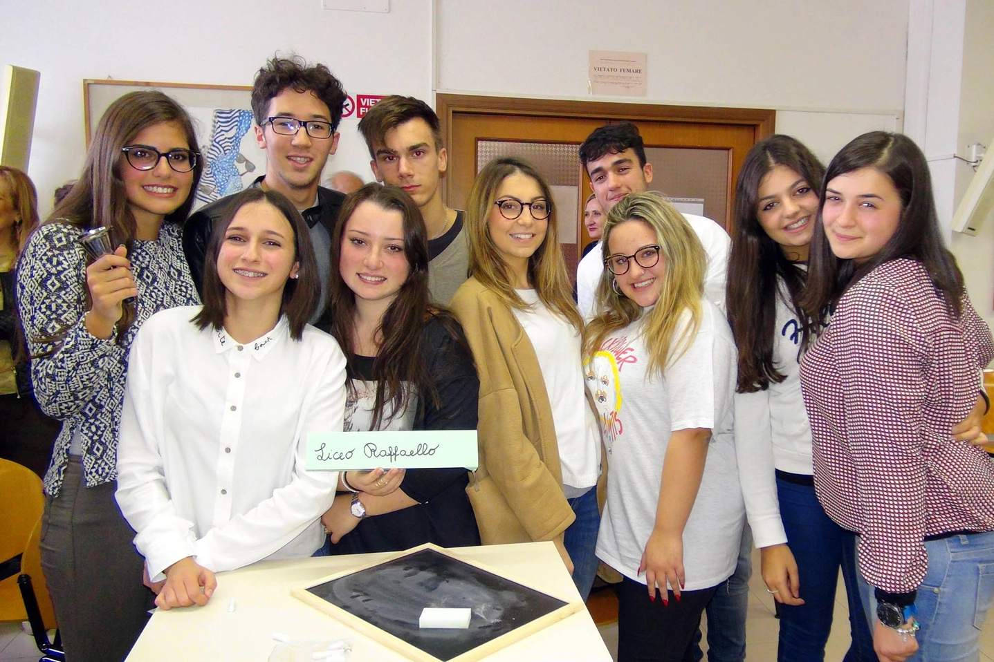 Gli studenti del Liceo "Raffaello" di Urbino
