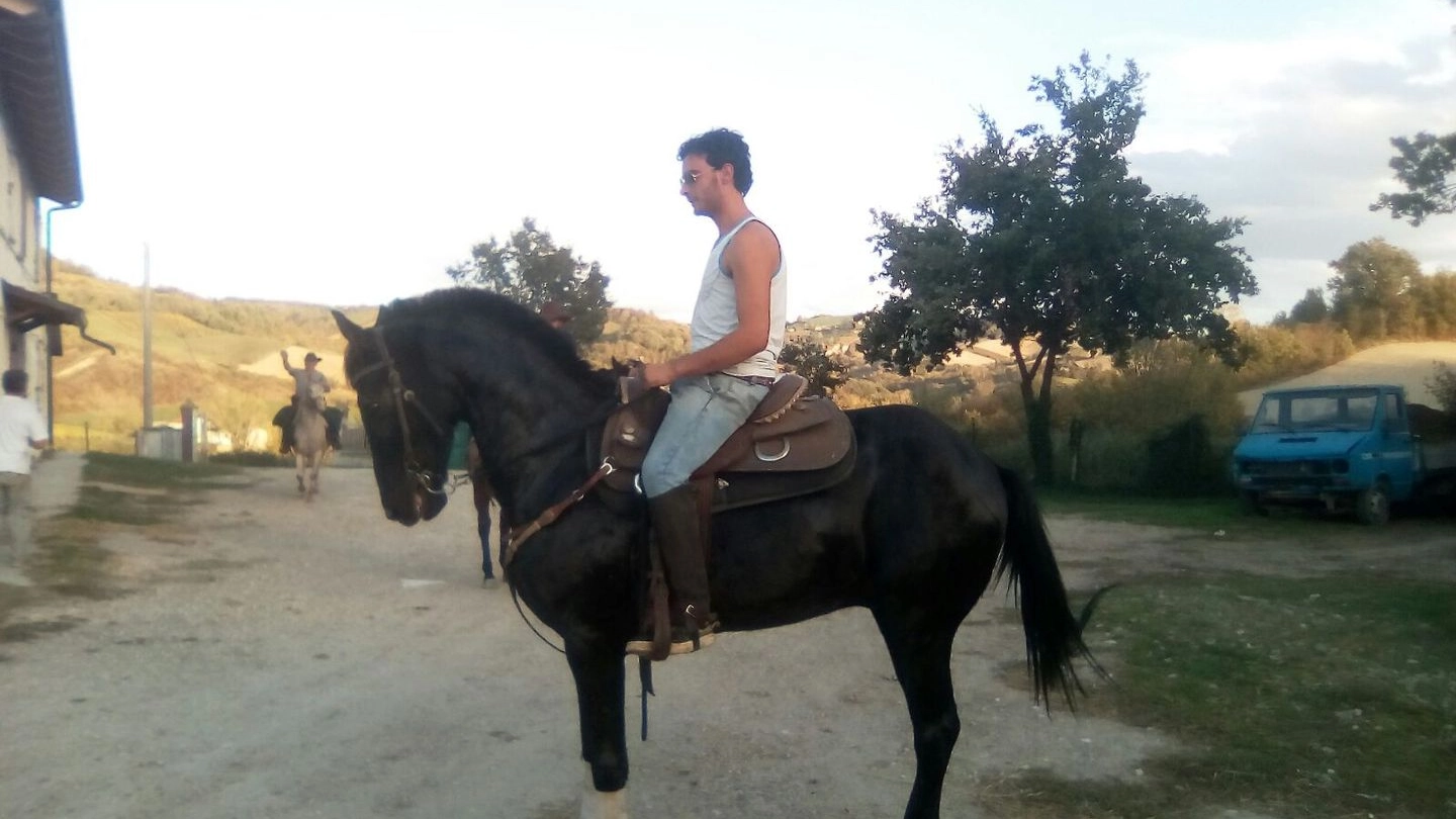 Jonathan Amadori e il suo cavallo
