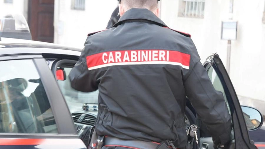 Sul posto sono intervenuti i carabinieri, che hanno arrestato l’uomo (foto d’archivio)