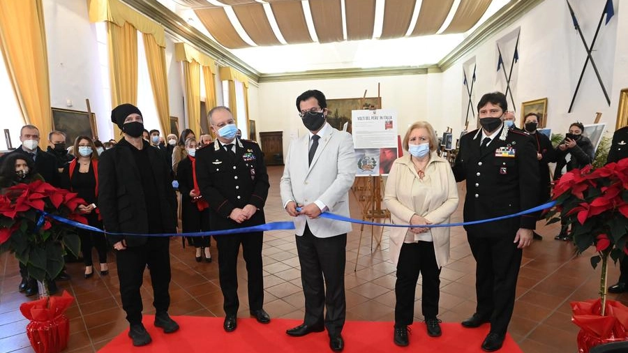 L'inaugurazione della mostra 'Volti del Perù in Italia' (foto Schicchi)