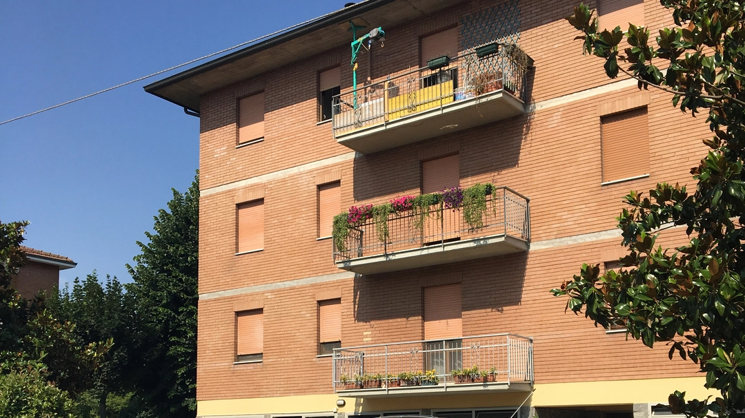 La palazzina dove è stato commesso l'omicidio in via Mare Adriatico a Modena(Foto Fiocchi)