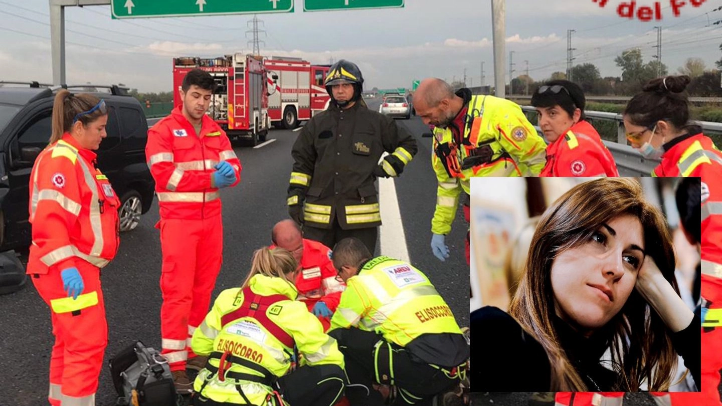 I soccorsi in A4 e la foto di Elisa Boschi, la ragazza di Modena che ha perso la vita