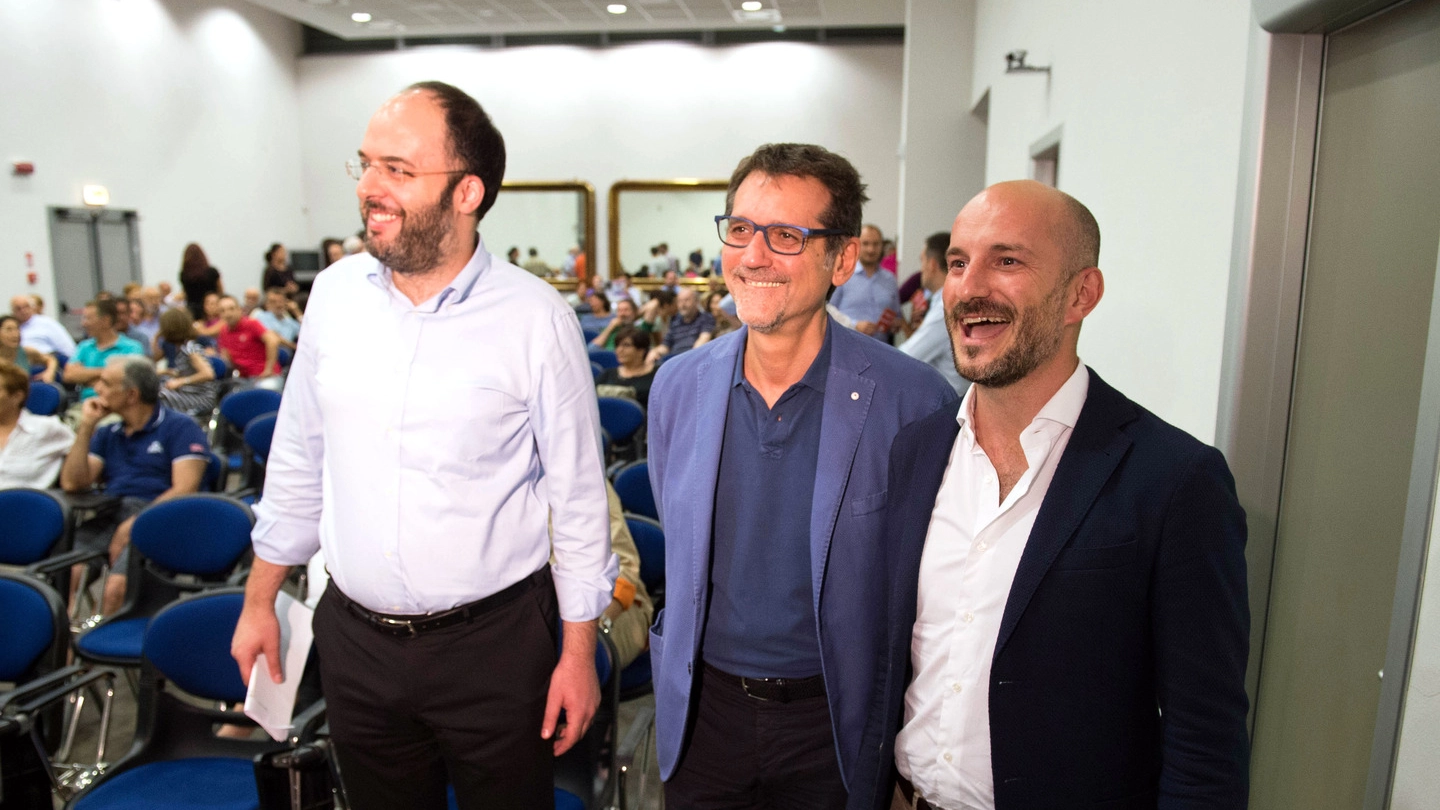 Francesco Critelli, Virginio Merola, Paolo Calvano (foto Schicchi)