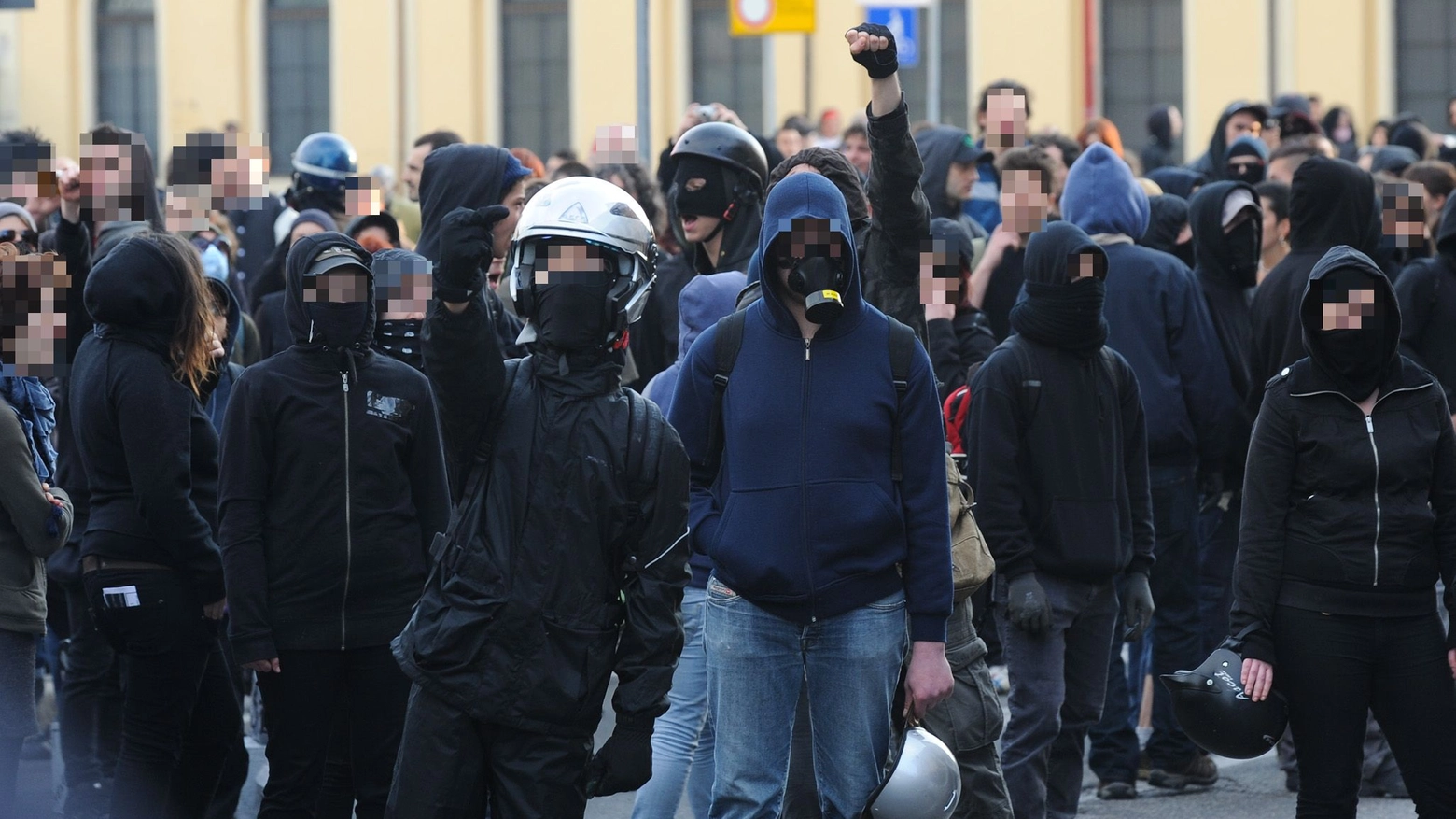 Bologna, manifestazione degli anarchici (Foto di repertorio)