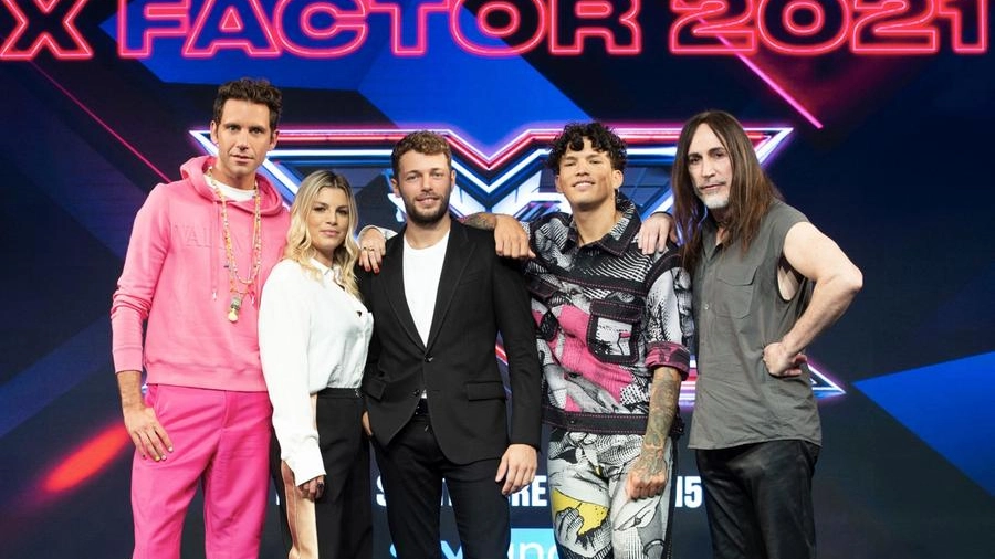 X Factor: Mika, Emma, Ludovico Tersigni, Hell Raton e Manuel Agnelli (Foto Jule Hering)
