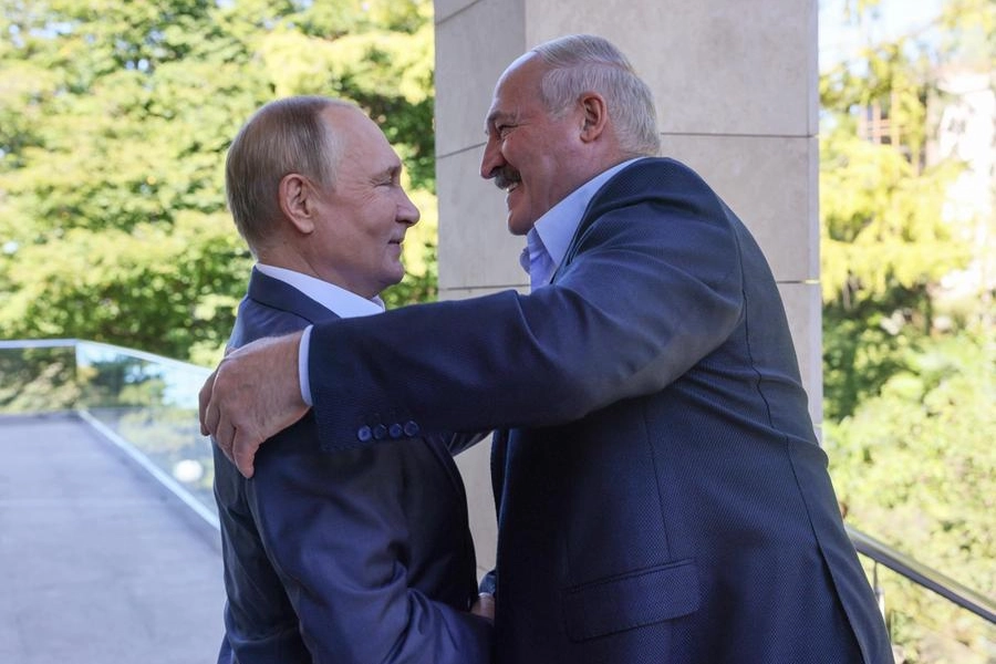Vladimir Putin e Aleksander Lukashenko (Ansa)