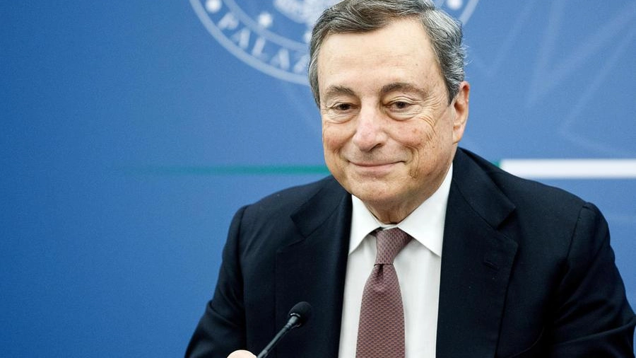 Il presidente del consiglio dei ministri Mario Draghi, 74 anni