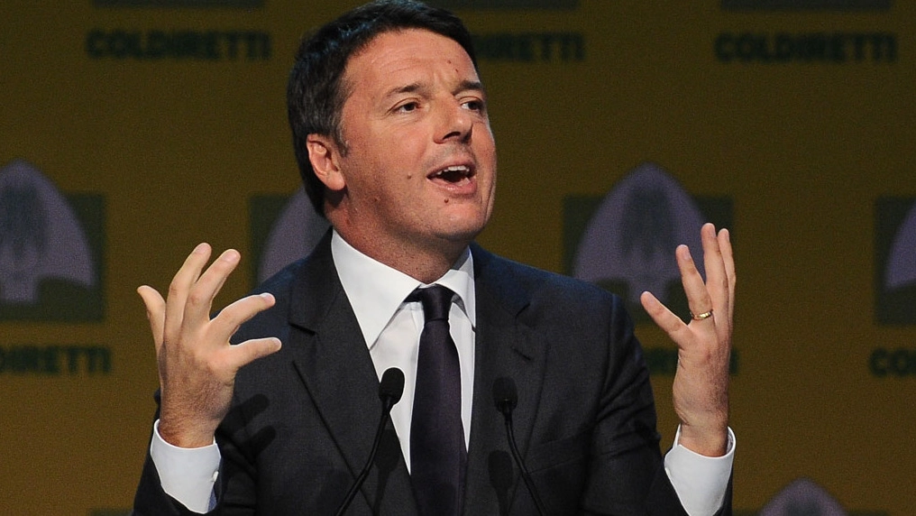 Il presidente del Consiglio Matteo Renzi