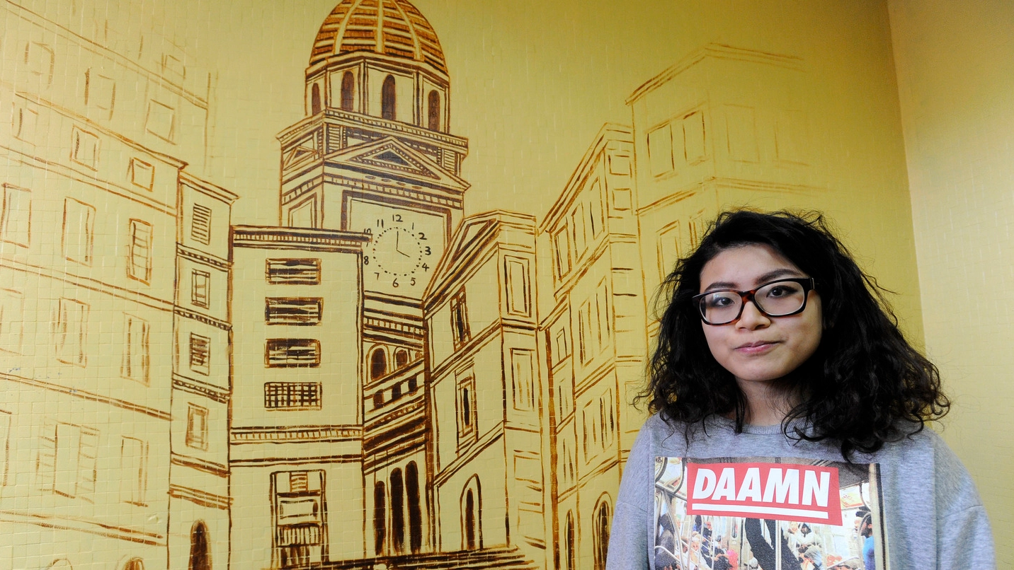 Una ragazza dell’Accademia firma il restyling in viale Trieste