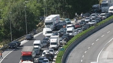 A14, traffico su una corsia per lavori (foto d'archivio Zeppilli)