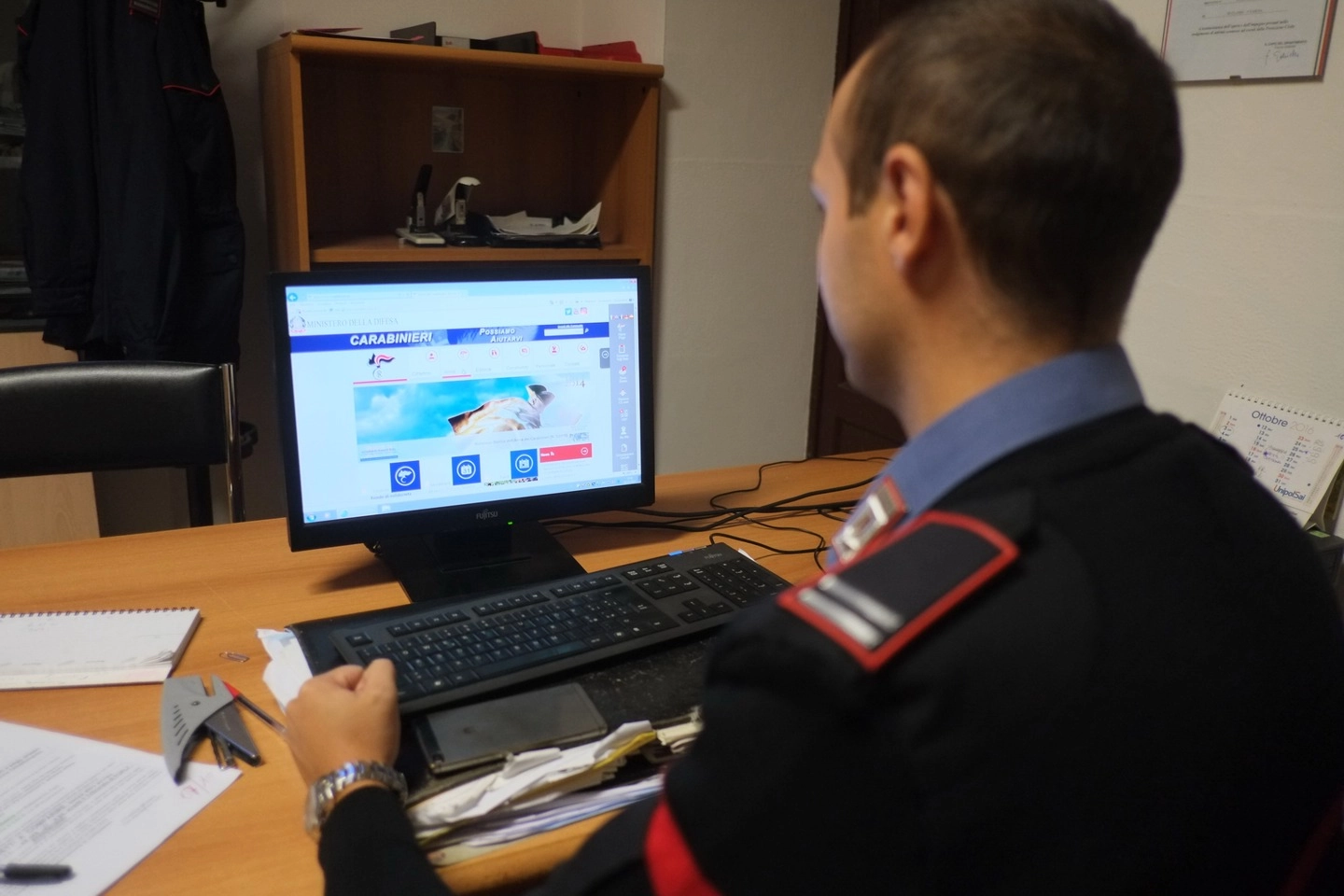 Carabinieri scoprono una vasta truffa nel campo dell’e-commerce (Foto d’archivio Frasca)