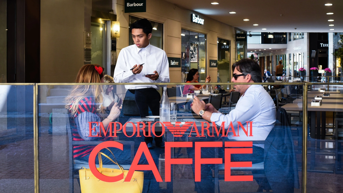 Il caffé e ristorante firmato Armani in galleria Cavour