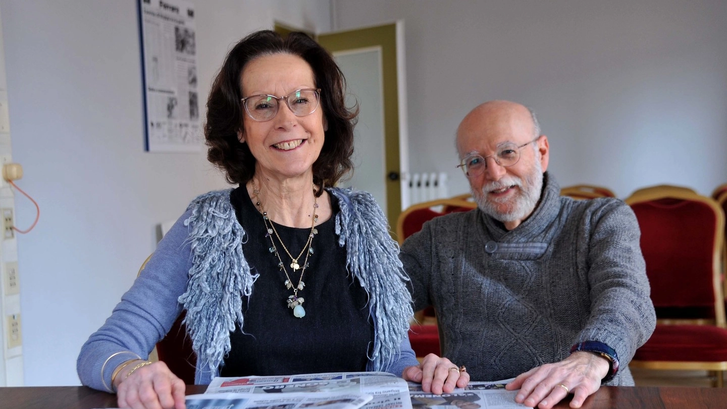 Elisabetta Antonioni, nipote del regista Michelangelo, con il marito Pier Paolo Pedriali
