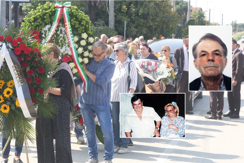 I funerali delle tre vittime causate dall'alluvione a Cesena (foto Ravaglia)