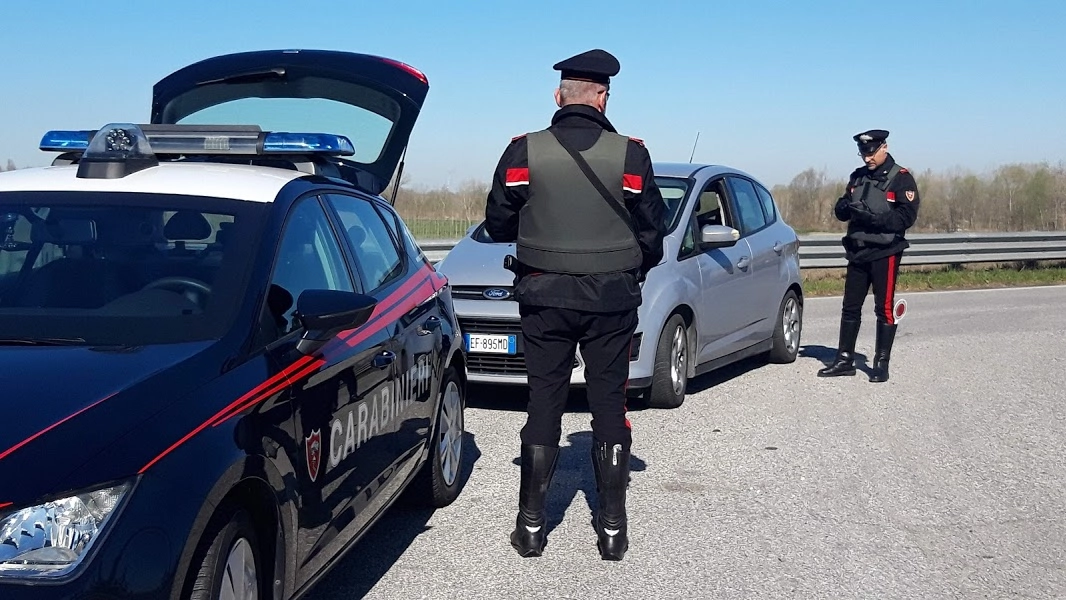 Controlli stradali dei carabinieri