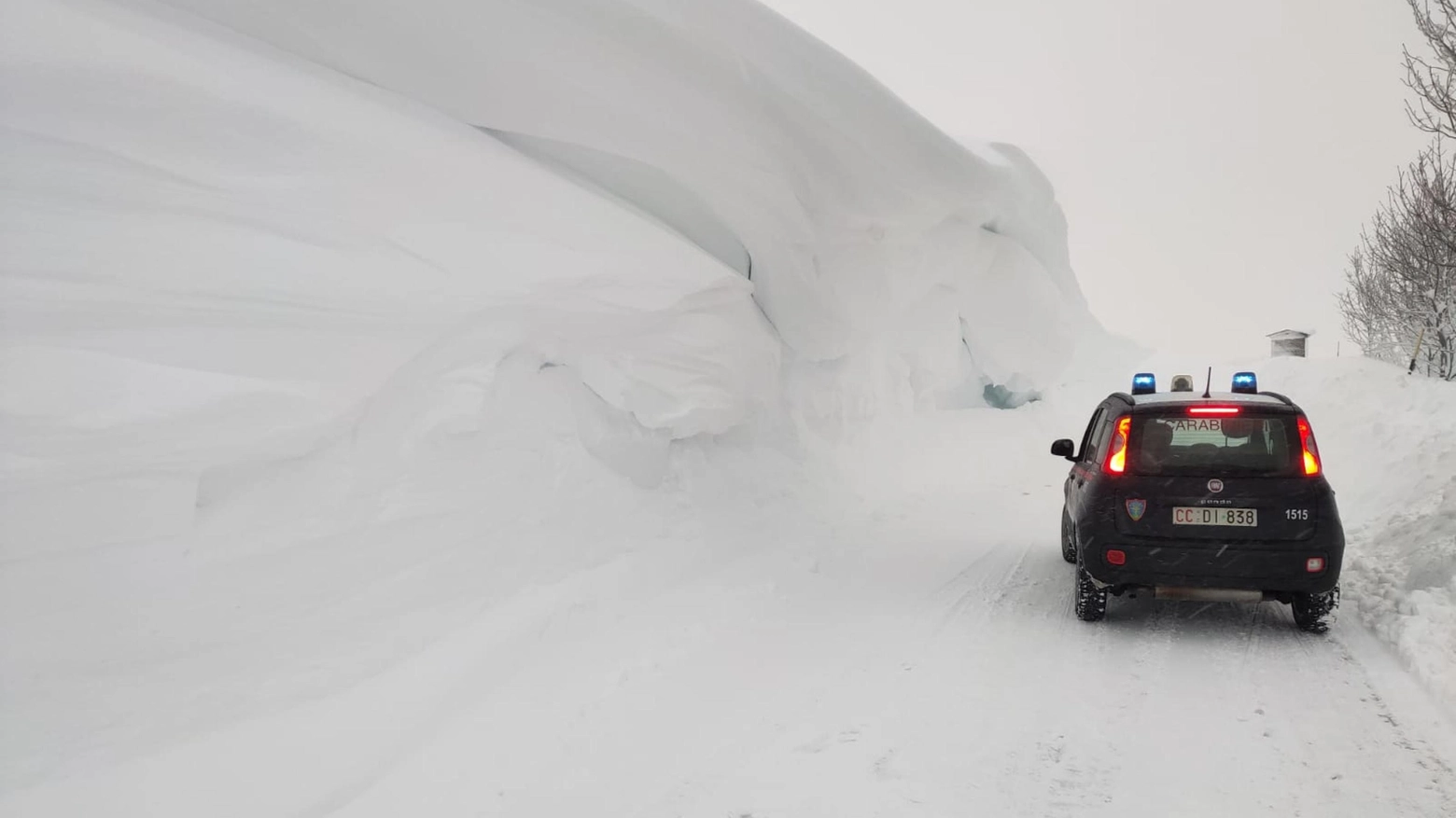Neve: accumuli di oltre due metri in quota in Emilia Romagna