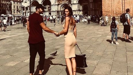 Ludovica Valli con Federico Accorsi, a Venezia (da Instagram)