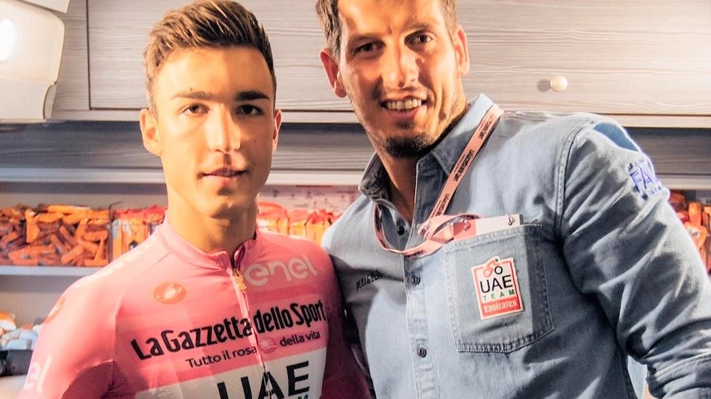 L’osteopata Dario Marini Valerio Conti, maglia rosa al Giro d’Italia