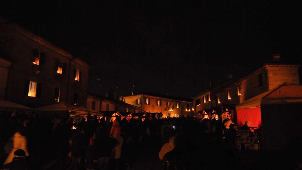 Una panoramica di Candele a Candelara