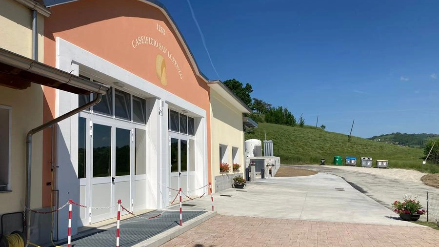 La sede rinnovata della cooperativa casearia "San Lorenzo" di Prignano sulla Secchia