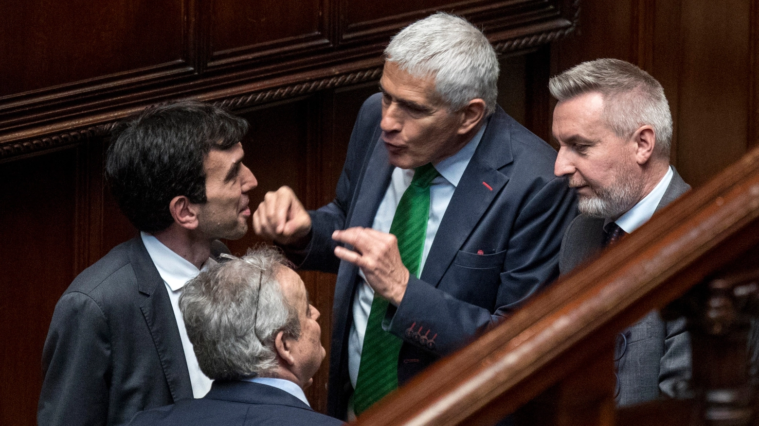 Per Ferdinando Casini in Parlamento (LaPresse)
