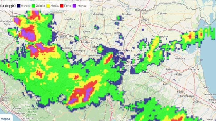 Previsioni meteo in Emilia Romagna: nuova allerta gialla