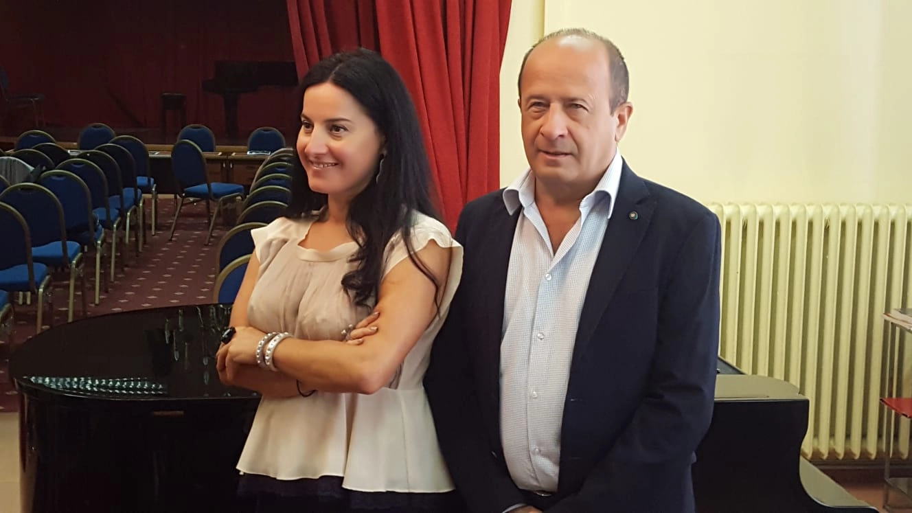 Il direttore artistico Nino Lezhava e il presidente Amerigo Varotti