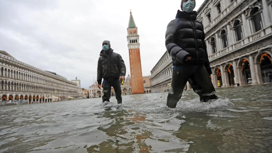 Maltempo, annunciata acqua alta a Venezia