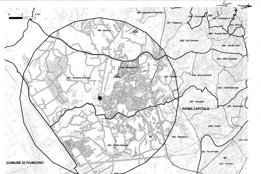 La mappa dell'ordinanza anti diossina del sindaco di Roma
