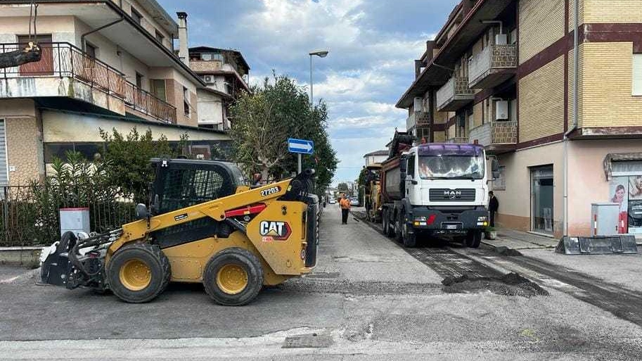 A Spinetoli  via ai lavori  sulle strade