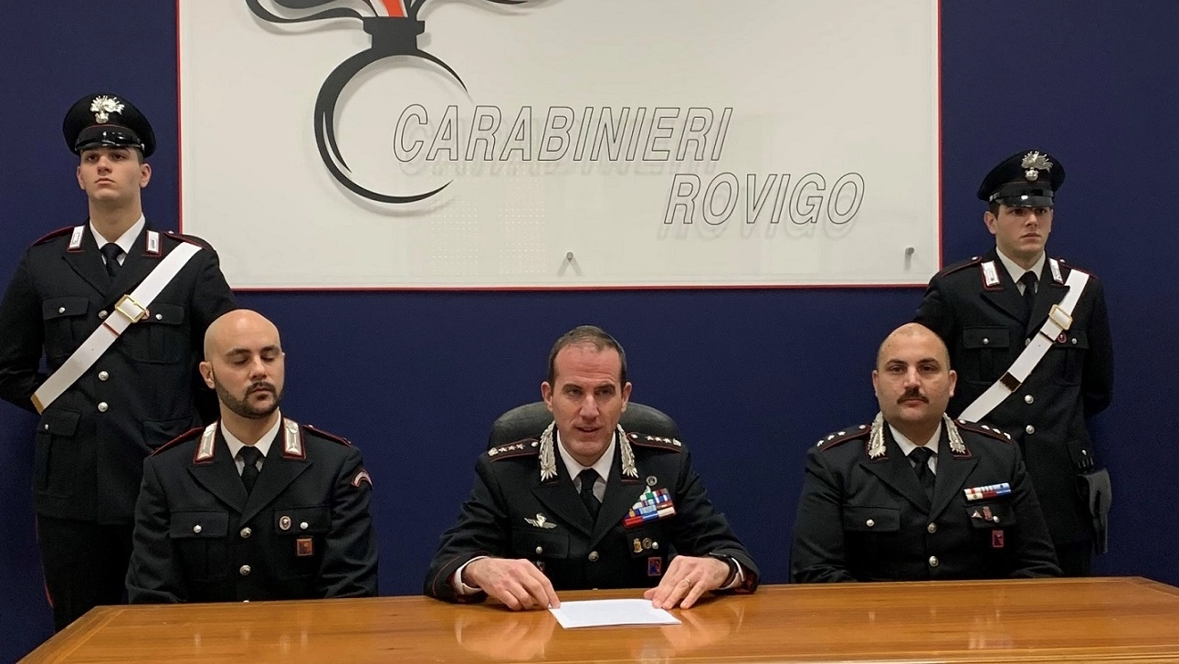 I carabinieri di Rovigo hanno illustrato il bilancio delle attività nel Polesine. Crescono i rerti del Codice Rosso, scendono i furti nelle abitazioni
