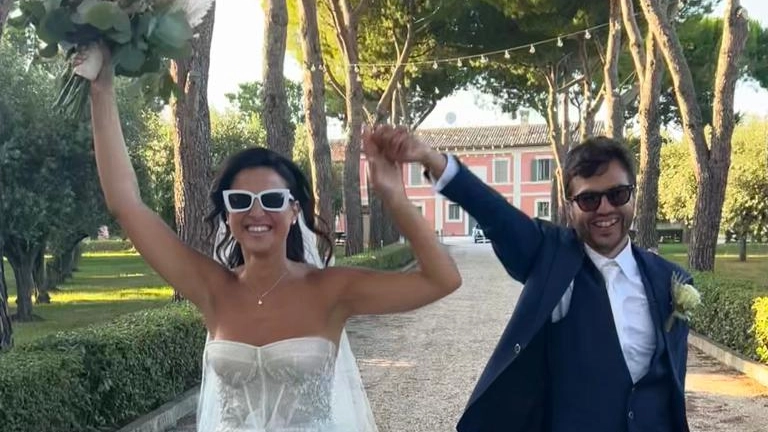 Riccardo Pozzi ed Irene Ciaffoncini sposi