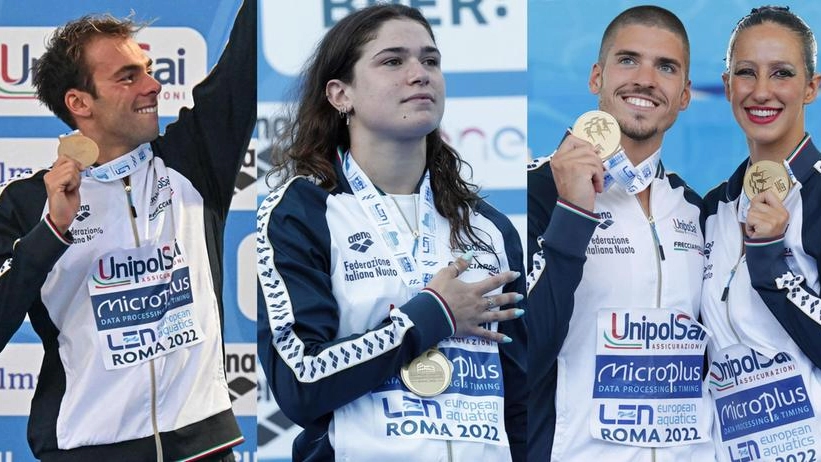 Europei di nuoto: Paltrinieri, Pilato e Minisini-Ruggiero con la medaglia d'oro (Ansa
