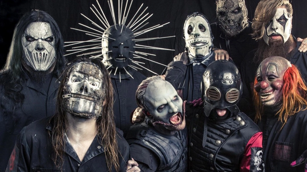 Gli americani Slipknot salgono sul palco mascherati