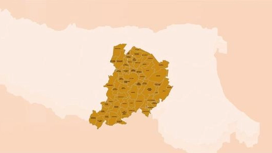 La provincia di Bologna in zona arancione scuro