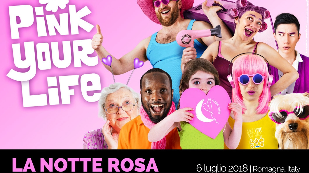 Il manifesto della Notte Rosa 2018